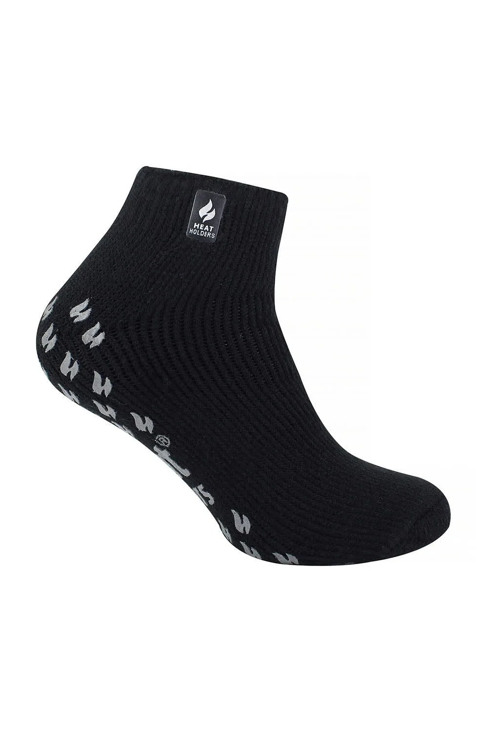 Mens Low Cut Thermal Slipper Socks - - Size: L - Heat Holders - FashionsVida
