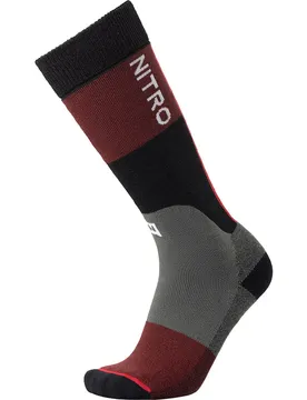 Chaussettes Longues Cloud 5 Charcoal-Black-Red EU 39-41