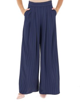 Pantalone a palazzo BLU NAVY L