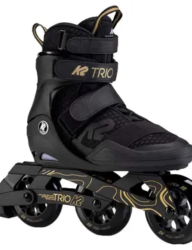 Patins En Ligne Trio 110 Black / Gold EU 44