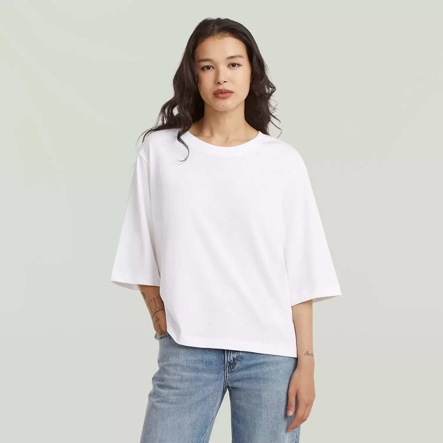 Modern basic relaxed 3-4 sl r t female - XS - FashionsVida