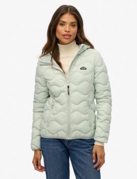 Para mujer. W5011971A Chaqueta acolchada Fuji Lite Wave Padded (S), Casual, Nylon reciclado
