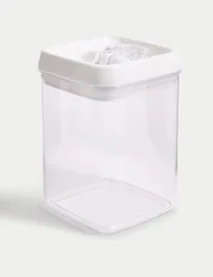 L Rectangular Food Storage White Mix