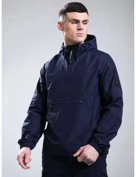 Mens Navy Prenton Quarter Zip Jacket - Male - Navy - Medium - Marshall artist - FashionsVida