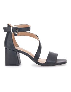 Sandali con Tacco Neri 364 38