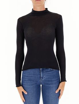 Lupetto misto cashmere NERO L