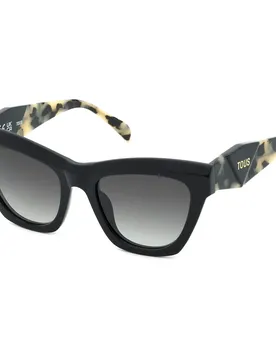 Occhiali Da Sole Da Donna Stoc78 Geometric Shiny Black Smoke Gradient/CAT3