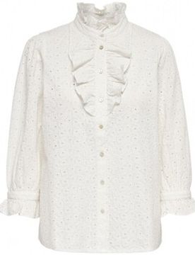 Blusen Camisa Neela Broderie - Star White Fr 36;Fr 38;Fr 40;Fr 42 Female