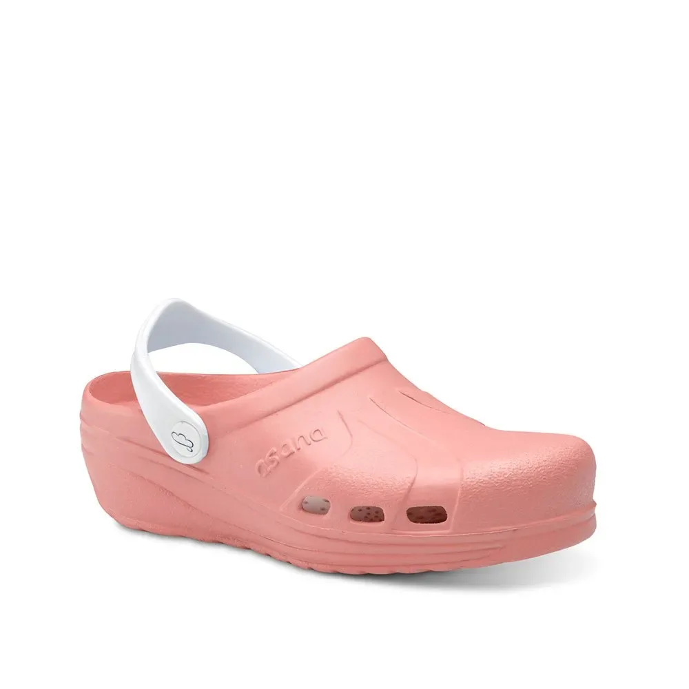 Sabots Asana Coral / White EU 37 - Feliz caminar - FashionsVida