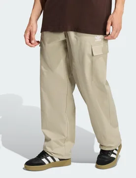 Pantaloni Essentials con Trifoglio XS Stone Khaki - Adidas - FashionsVida