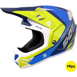 Casco Moto Cross Enduro CORE FAST Blu Perla taglia S