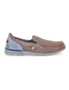 Mocassino casual in nabuk Pittarello Eco 8810 Taupe 41