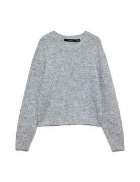 Pull Novah Medium Grey Melange S - Vero Moda Curve - FashionsVida