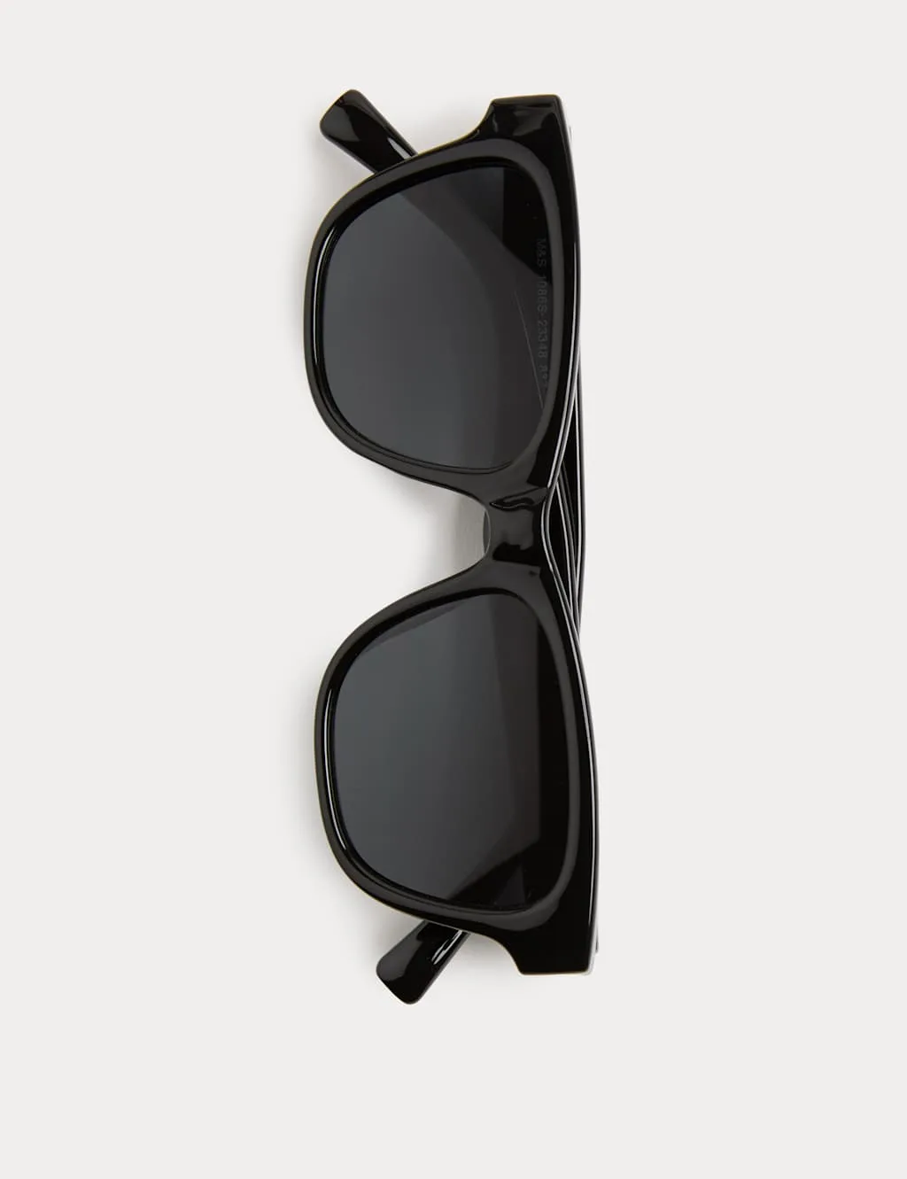 Square Preppy Sunglasses Black female - M&S - FashionsVida