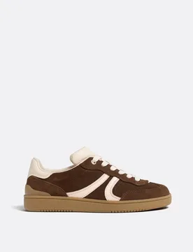 Casual-Schuhe aus Leder BRAUN 36 - Stradivarius - FashionsVida