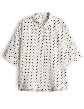 Hemdbluse FARISE POLKADOT creme 36 damen