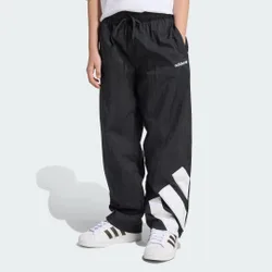 OVERSIZED BLOCKED WOVEN TRACK PANTS 9-10A Black