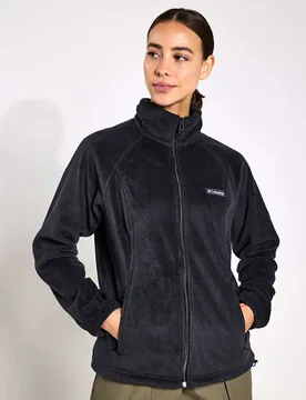 Benton Springs Zip Up Fleece Jacket Black female - Columbia - FashionsVida