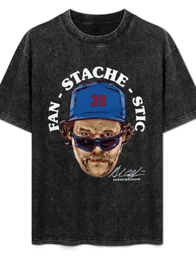 Andrew Chafin fan stache stic T-Shirt Essential Solid Color T-Shirt - Aliexpress - FashionsVida