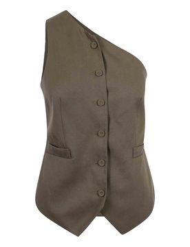 Gilet monospalla in canvas