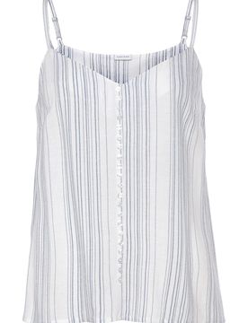 LASCANA Top azul / blanco