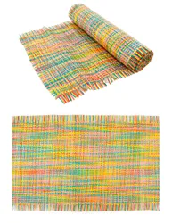 Bunter Tischläufer aus Matte 30 cm x 3 m für Mexiko-Party