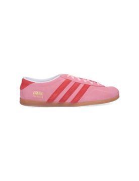 Light & Natural Leather and Textile Sneakers