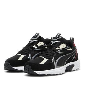 Sneakers Nere con dettagli colorati Milenio Tech Suede 44½