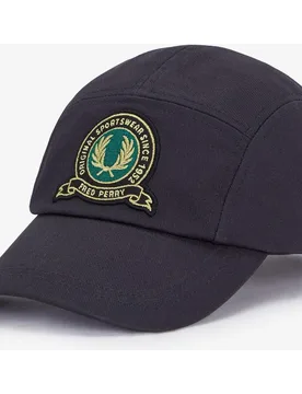 Gorra baseball de hombre de algodón con logo bordado - Fred Perry - FashionsVida