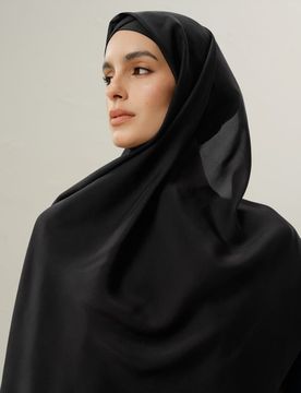 Hijab en Mousseline de Soie, Foulard Léger et Élégant 60x90cm