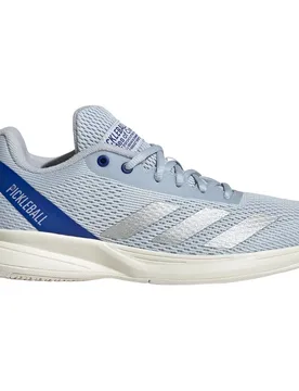 Courtflash Pickleball Shoes Halo Blue / Silver Metallic / Lucid Blue UK 5 - Adidas - FashionsVida