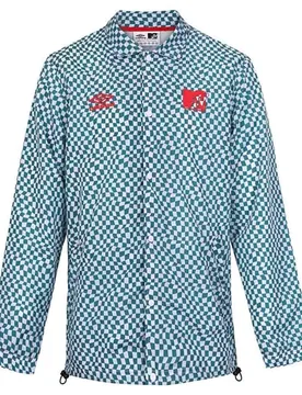 Veste X Mtv Coach Shaded Spruce / Brilliant White L Homme - Umbro - FashionsVida