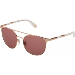 Unisex SHN051M-5408FC Sunglasses in Orange - Orange - Size: One Size