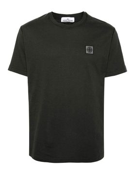 T-shirt con logo in cotone