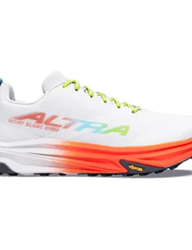 Altra MONT BLANC SPEED Herren Trailschuh White/Fry Coral/Vpr Blu 43 - ALTRA RUNNING - FashionsVida