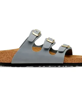 Sandales Florida Bs Natural Leather Oiled Basalt Gray EU 38 - Birkenstock - FashionsVida