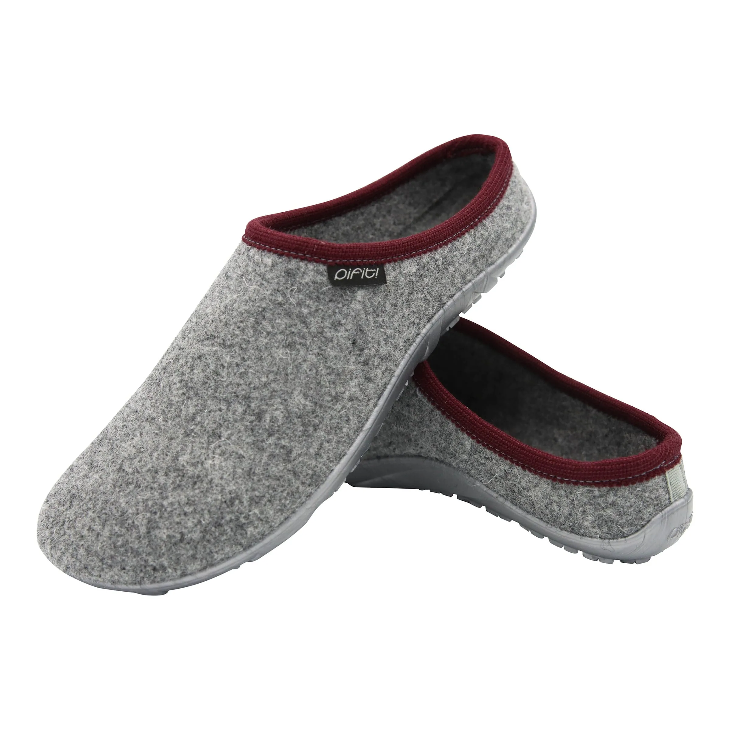 Pifit Pantoffel grau 38 Damen - pifit - FashionsVida