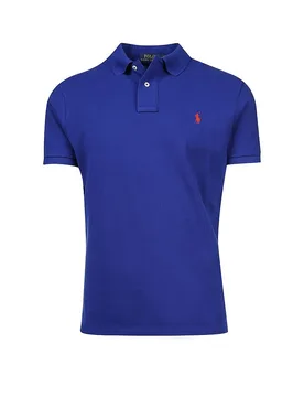 Polo Custom Slim Fit blu M - Ralph Lauren - FashionsVida