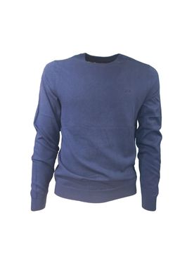 Maglia Round Solid Blu K43101