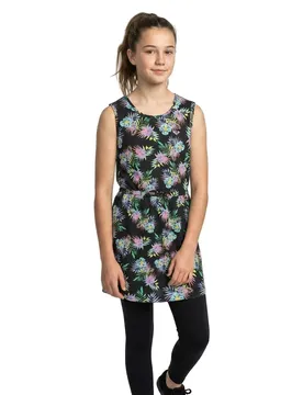 Robe Sans Manches Surfs Up Rg Printed Anthracite Aquarella Active Rg 12 Années Fille