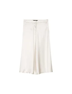 Nombre del producto: Falda midi crema 38 - Luisa Cerano - FashionsVida