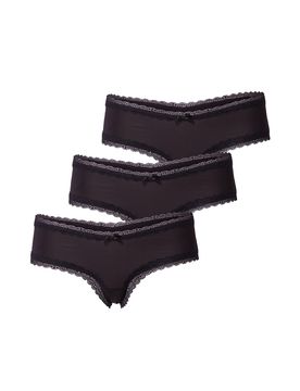 Hunkemöller Tanga 'London' negro