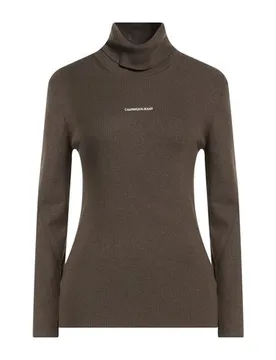 Calvin Rollkragenpullover Damen Militärgrün M,S,XS Damen - Calvin Klein - FashionsVida