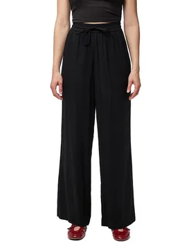 Pantalon Taille Haute Pia Wide Leg Black XS