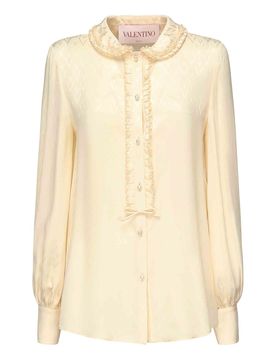 Camicia di seta la v toute