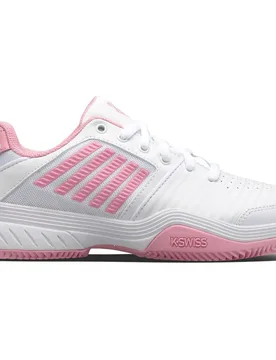 Court Express Hb Clay Shoes White / Sea Pink UK 7.5 - K-swiss - FashionsVida
