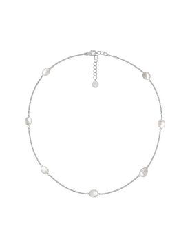 Collar PERLA NECKLACE MULTI Steel plata