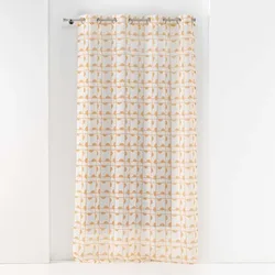 Vorhänge Panneau A Oeillets 140 X 240 Cm Voile Sable Imprime Gabi Miel 140x240 Cm