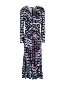 Vestido midi Mujer Negro L Mujer - Diane von Furstenberg - FashionsVida