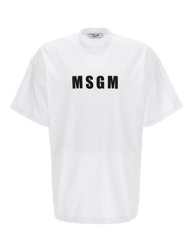 M.S.G.M. T-shirt con stampa logo
